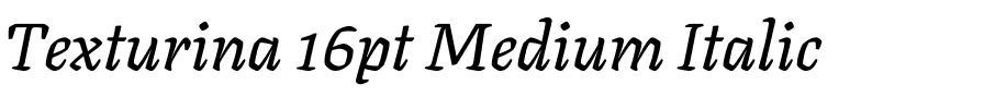 Texturina 16pt Medium Italic.ttf