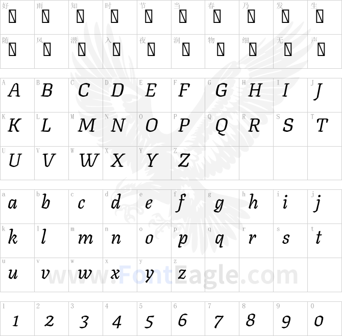 Texturina 17pt Italic