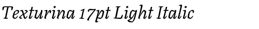 Texturina 17pt Light Italic.ttf