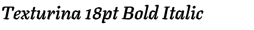 Texturina 18pt Bold Italic.ttf
