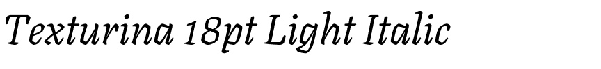 Texturina 18pt Light Italic.ttf