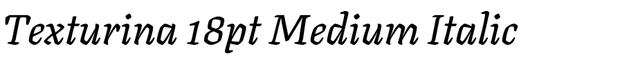 Texturina 18pt Medium Italic.ttf