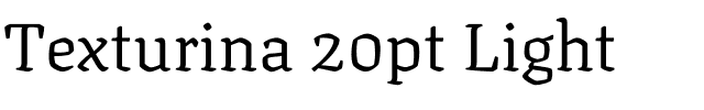 Texturina 20pt Light Regular.ttf