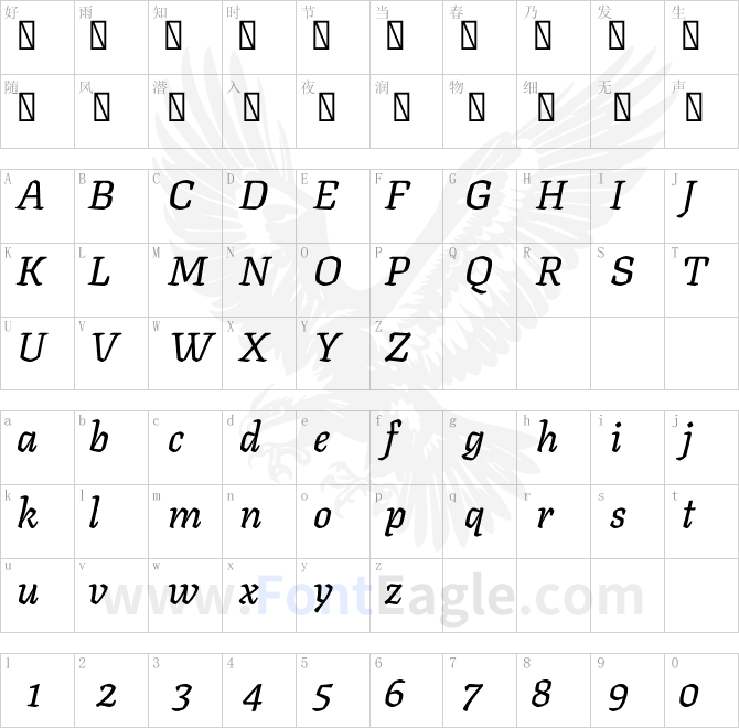 Texturina 20pt Medium Italic