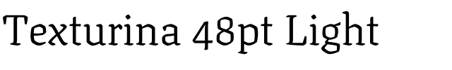 Texturina 48pt Light Regular.ttf
