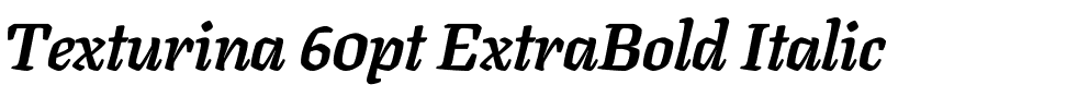 Texturina 60pt ExtraBold Italic.ttf