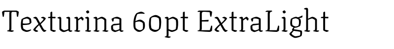 Texturina 60pt ExtraLight Regular.ttf