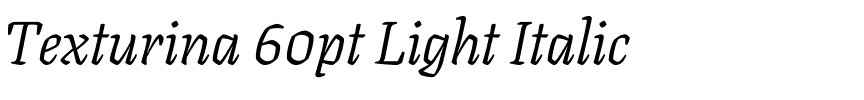 Texturina 60pt Light Italic.ttf