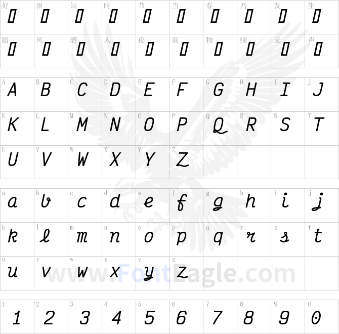 Victor Mono SemiBold ltalic