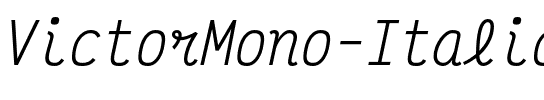 Victor Mono Italic.otf