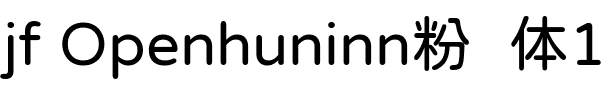 jf-openhuninn-1.1 Regular.ttf