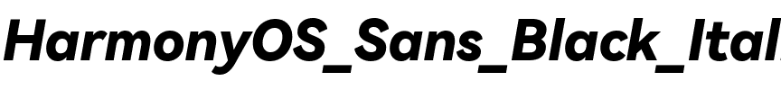 HarmonyOS Sans Black Italic.ttf