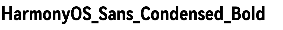 HarmonyOS Sans Condensed Bold.ttf
