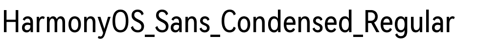 HarmonyOS Sans Condensed Regular.ttf