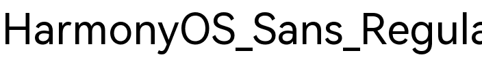 HarmonyOS Sans Regular.ttf