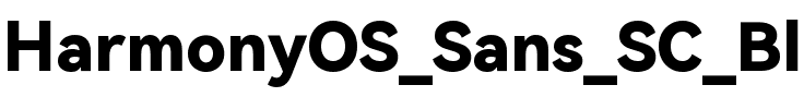 HarmonyOS Sans SC Black Regular.ttf