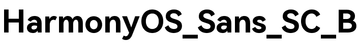 HarmonyOS Sans SC Bold.ttf