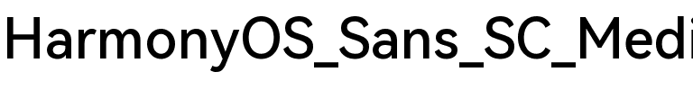 HarmonyOS Sans SC Medium Regular.ttf