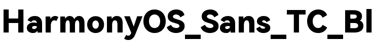 HarmonyOS Sans TC Black Regular.ttf