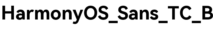 HarmonyOS Sans TC Bold.ttf