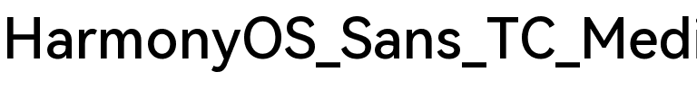 HarmonyOS Sans TC Medium Regular.ttf