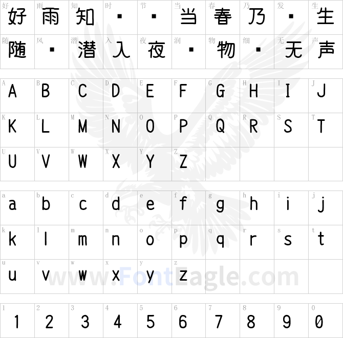 にゃしぃフォント改二Nyashi