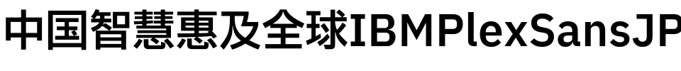 IBM Plex Sans JP SmBld Regular.ttf