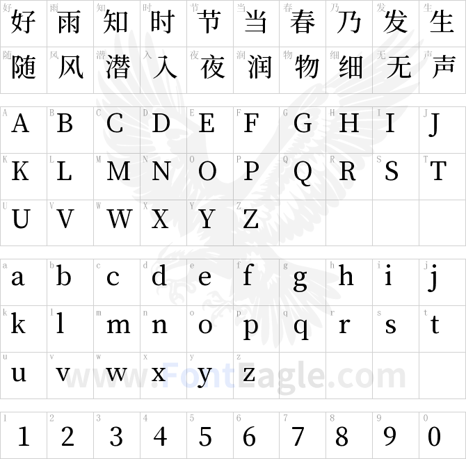 獅尾B2宋朝-Medium