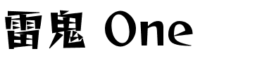 レゲエ One Regular.ttf