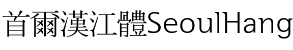 서울한강체 L Regular.ttf